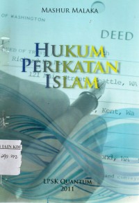 Image of Hukum Perikatan Islam / Mashur Malaka