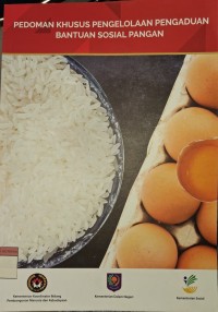 Image of pedoman khusus pengelolaan pengaduan bantuan sosial pangan