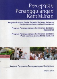 Image of Percepatan Penanggulangan Kemiskinan